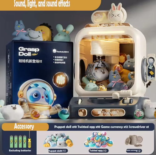 Big Size DIY Doll Machine Kids Coin