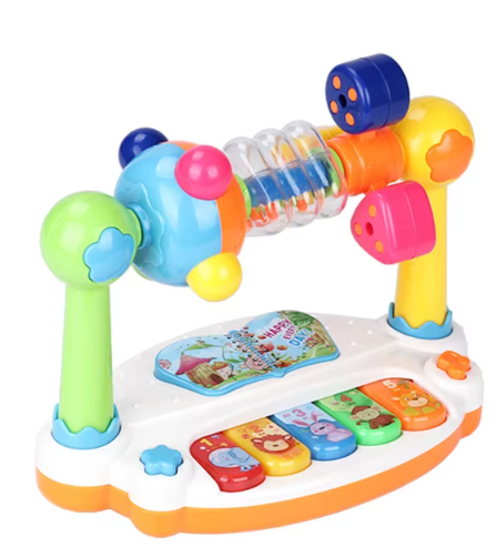Baby Piano Toys Kids Rotating Music