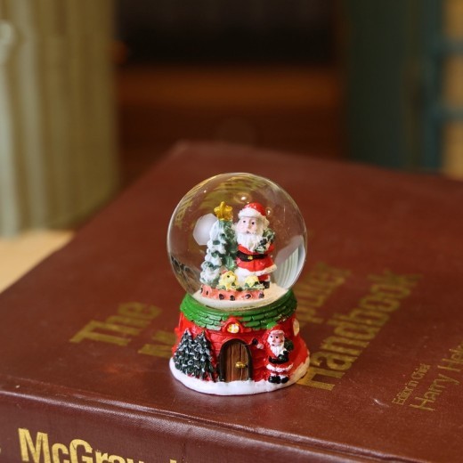 Snowing Santa Claus Snowman Holiday Decoration