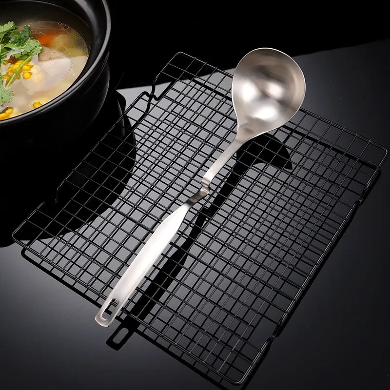 Stainless Steel Colander For Porridge Wall Hanging Spoon Kitchen Utensils