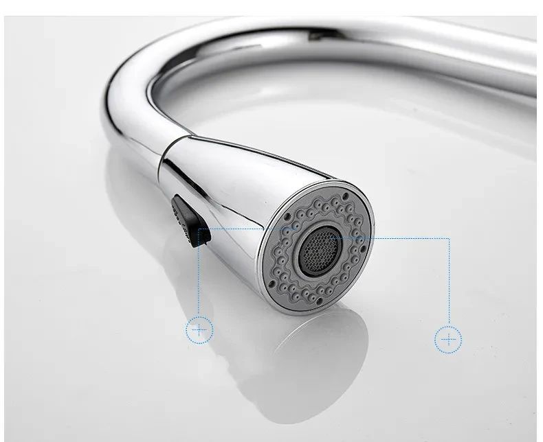 Kitchen Touch Sensor Faucet Sensor Pulls Rotates Hot And Cold