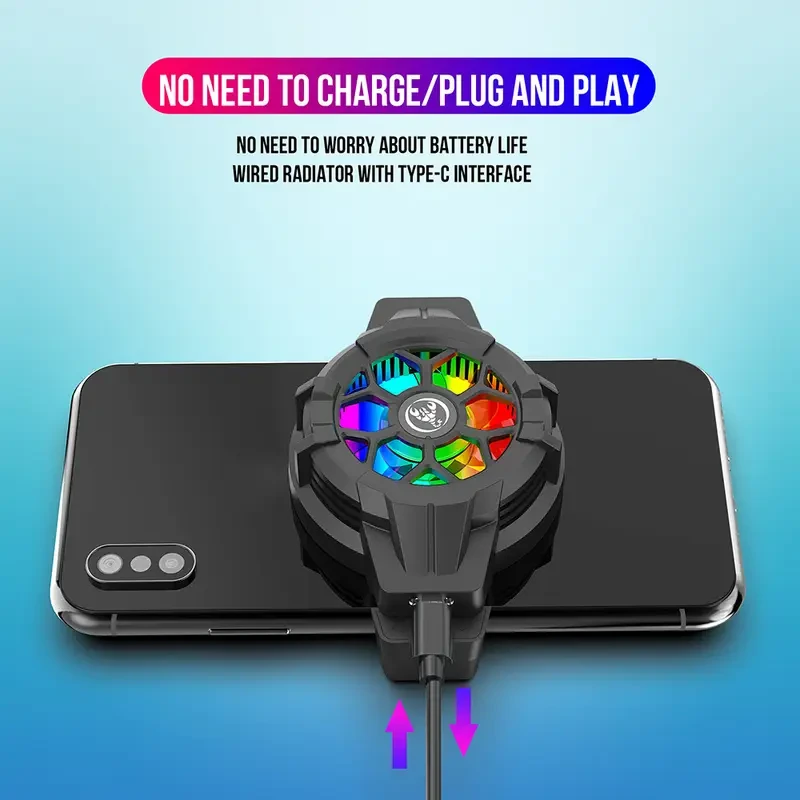 HXSJ P10 Portable Mobile Phone Heat Dissipation Clip