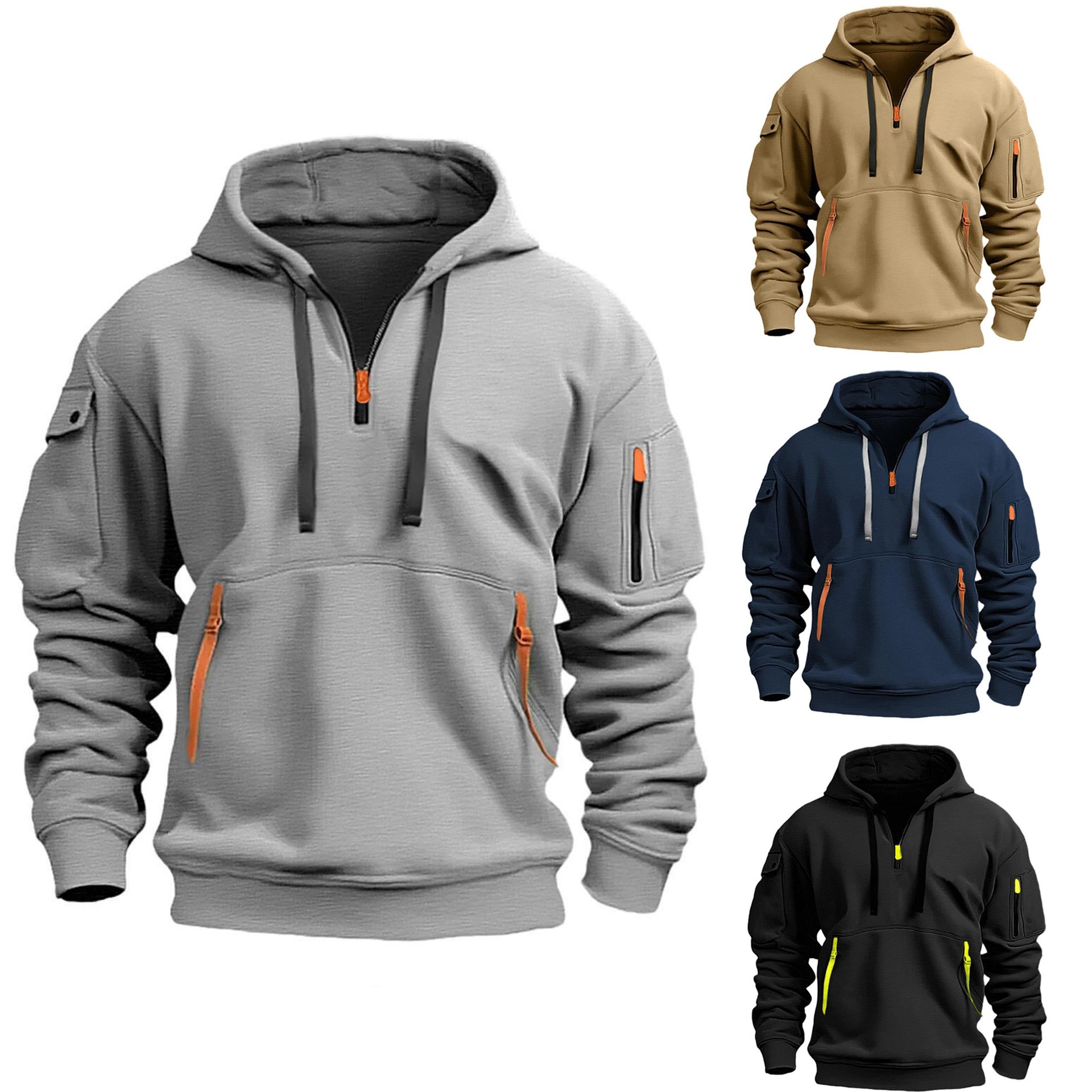 Unisex Cotton Dropped Shoulder Hoodie