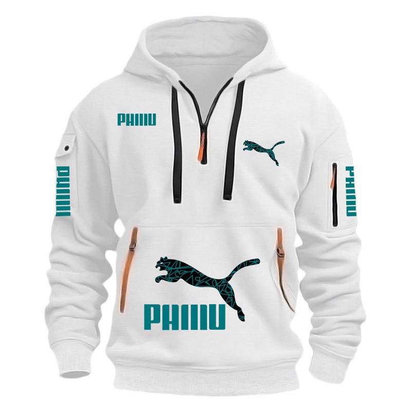 Mens Fashion Fleece Hoodie