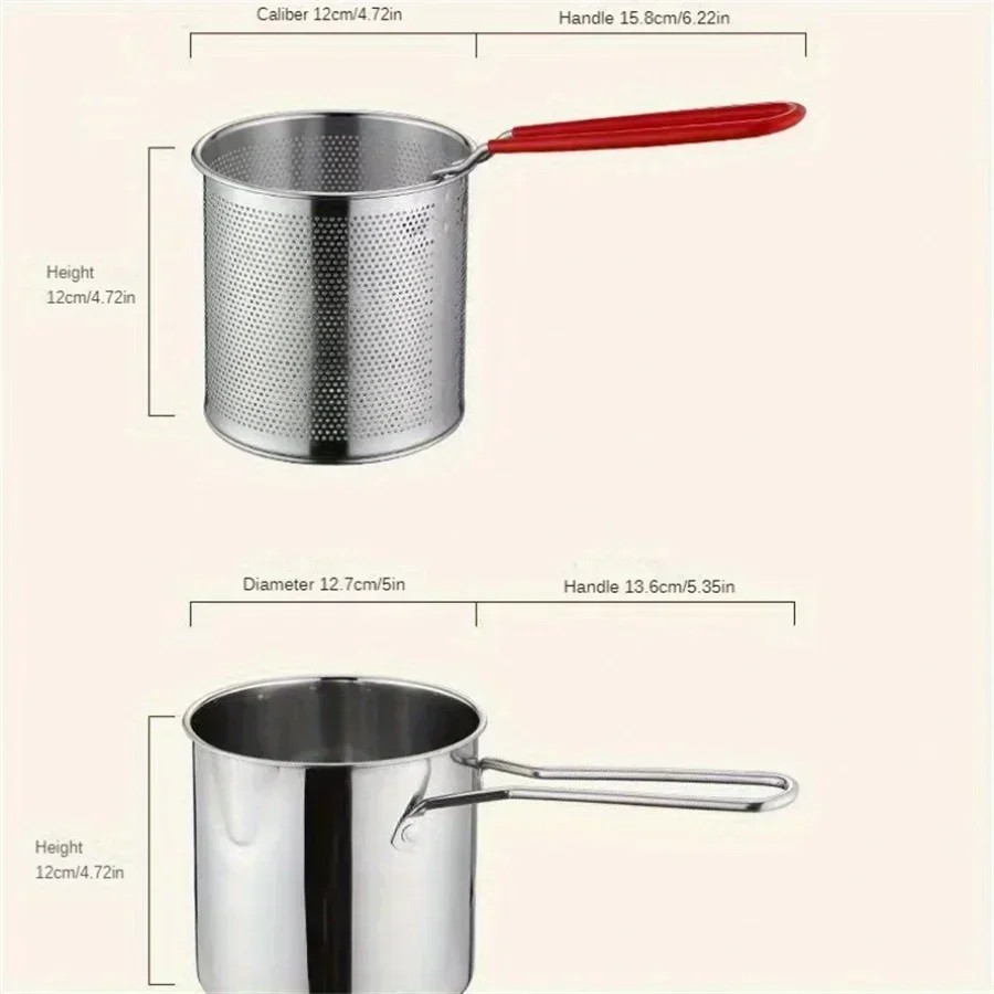Stainless Steel Fryer with Filter