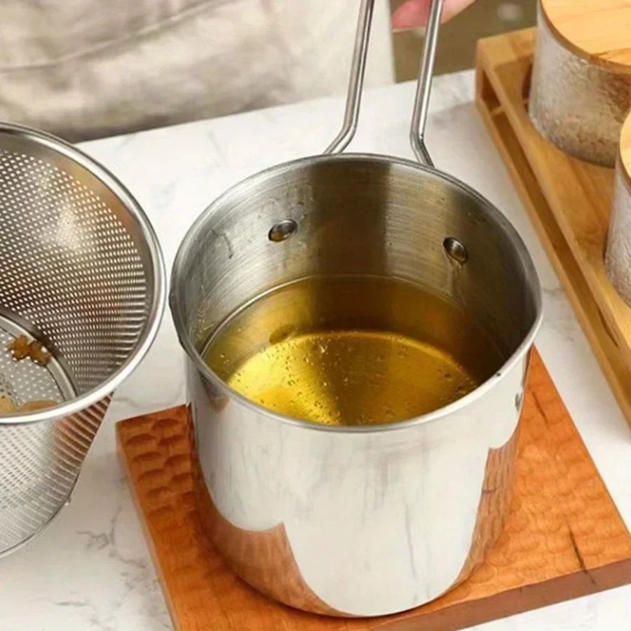 Stainless Steel Fryer with Filter