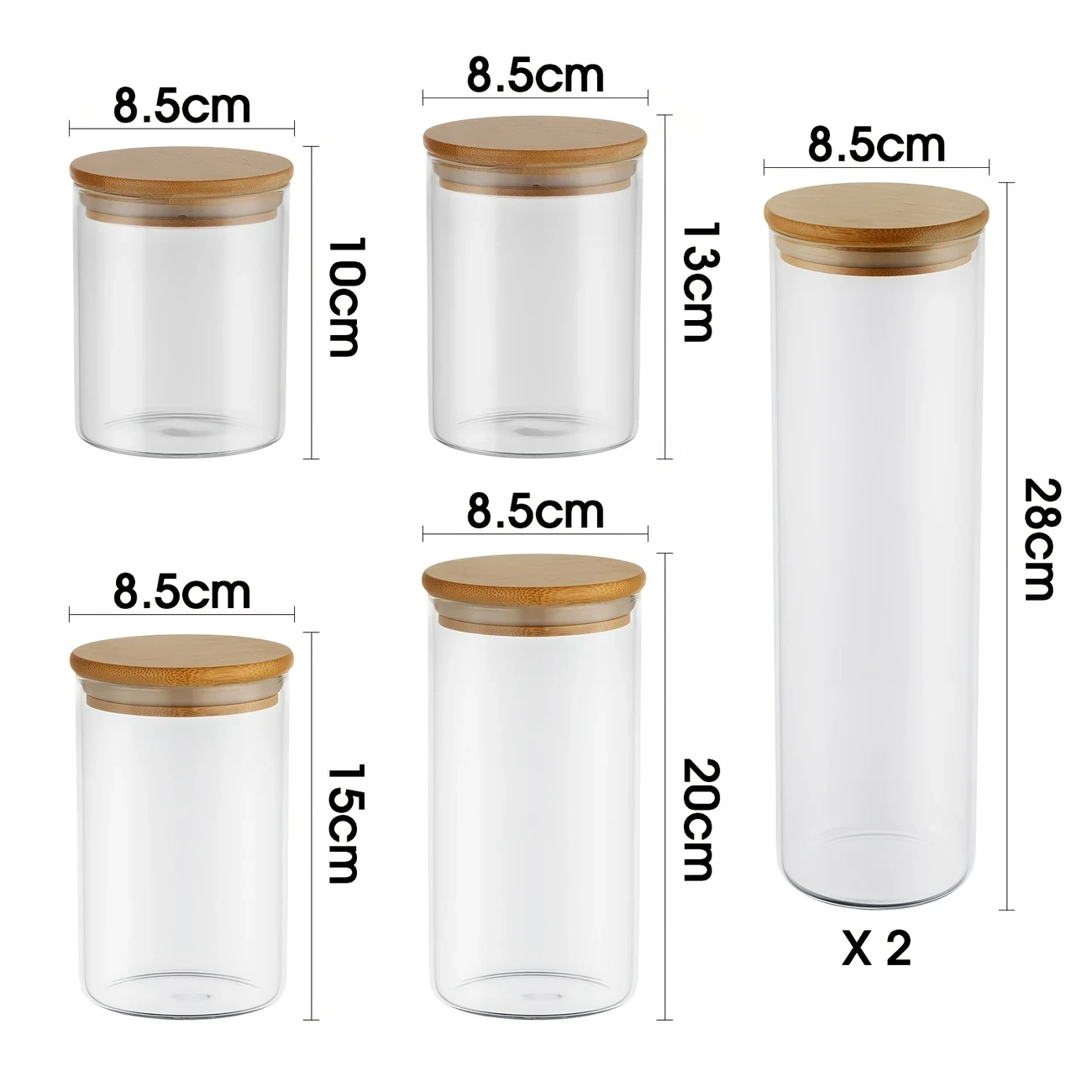 Set of 3 Cast Iron Kitchen Canisters with Wooden Lids Elegant and Durable Storage for Your Tea, Coffee, and Sugar