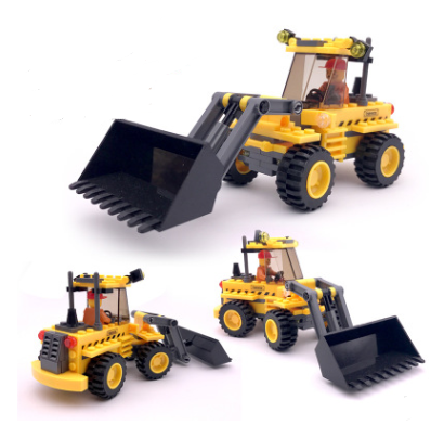 Children's Educational Assembled Car Plastic Interactive Building Blocks Toys