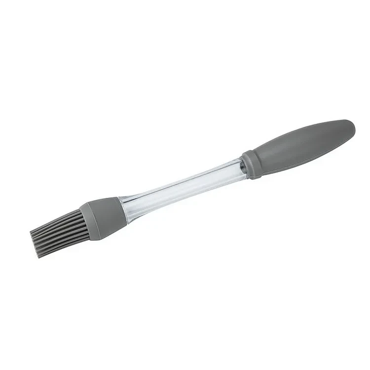 Silicone Brush Baking Tools PS Handle Round Head Broom Kitchen Seasoning