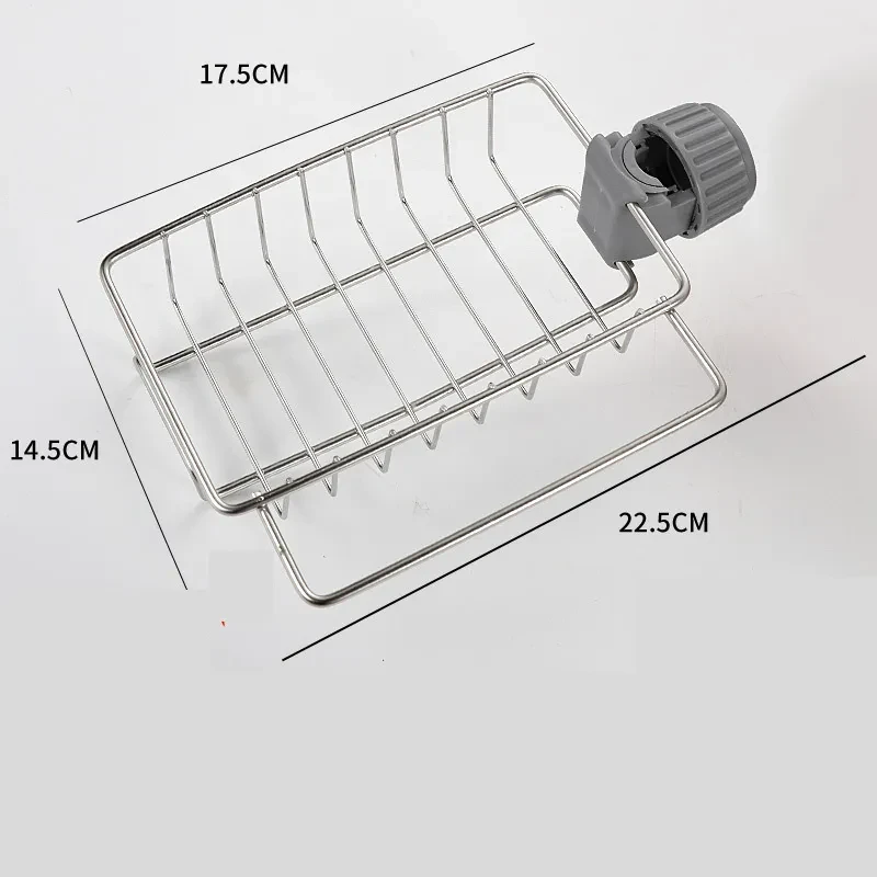 Kitchen Racks Hanging On A Faucet Snap-on Sink Bathroom Rack
