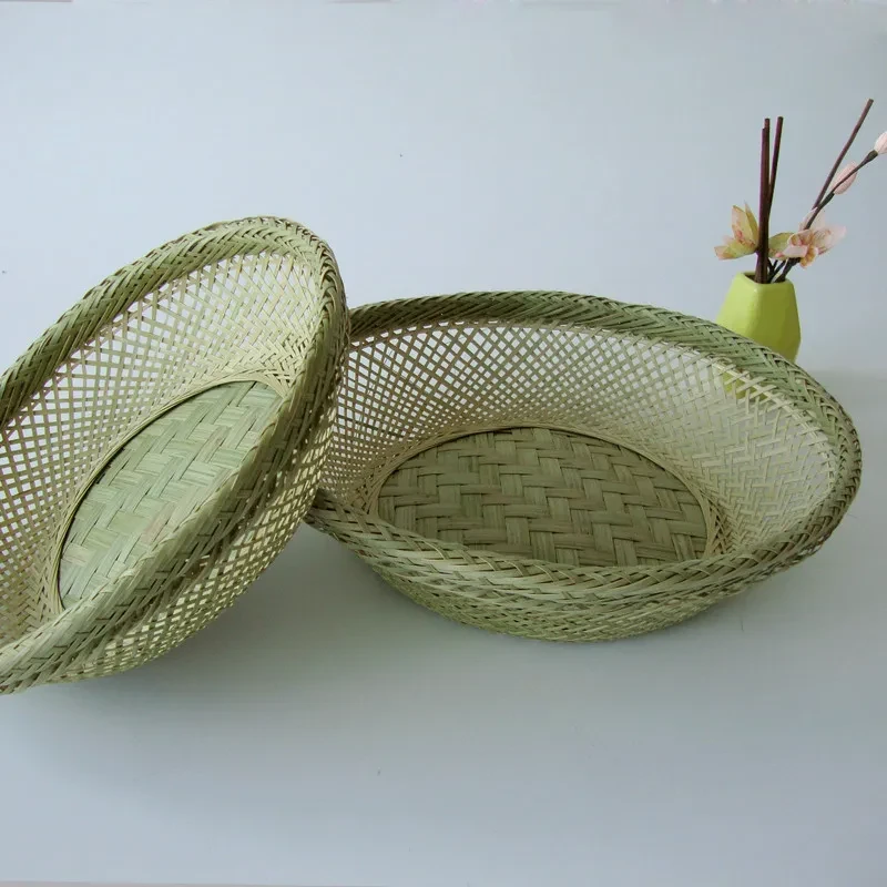 Fruit Bamboo Cooked Dishes Bamboo Cage Manual Catering Kitchen Snack Plate