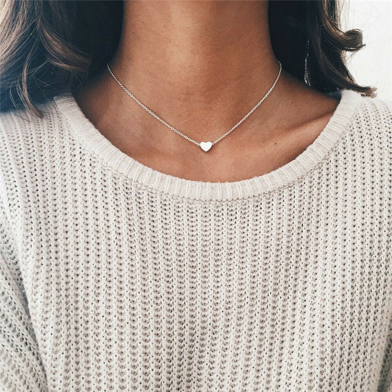 Fashion Small Heart Pendant Necklace