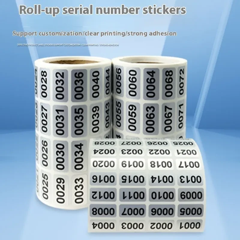 Inventory Number Stickers