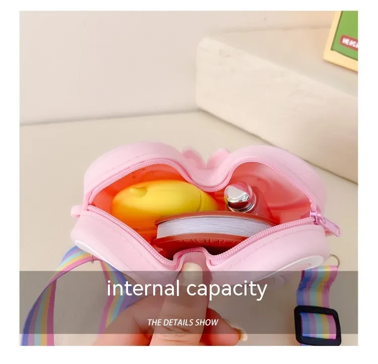 Children's Silicone Cute Butterfly Shoulder Bag