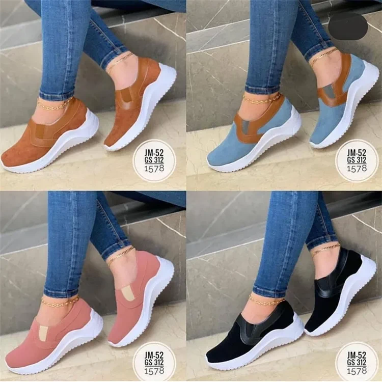 Flat Sneakers Women Breathable Walking Shoes