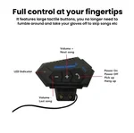 BT12 Motorcycle Helmet Bluetooth Headset
