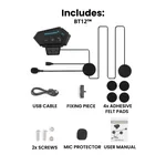BT12 Motorcycle Helmet Bluetooth Headset