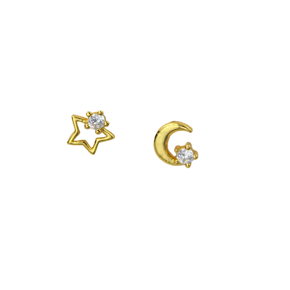S999 Sterling Silver Earrings Personal Korean Style