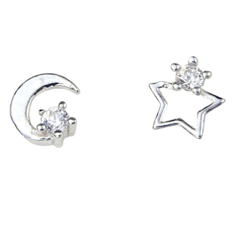 S999 Sterling Silver Earrings Personal Korean Style