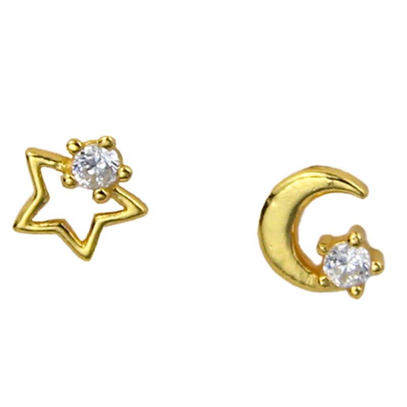 S999 Sterling Silver Earrings Personal Korean Style