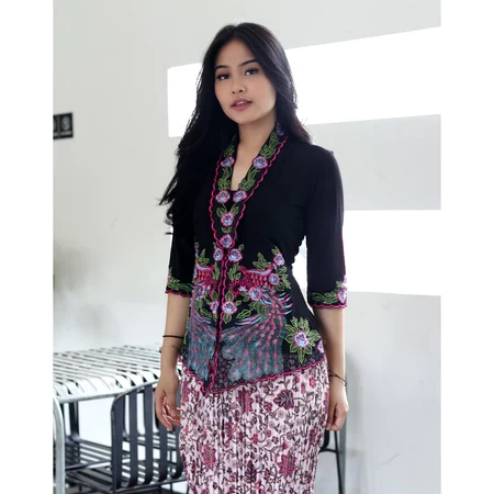Kebaya Dark Blue