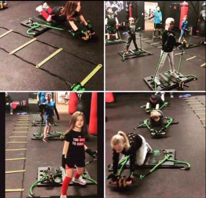 Multifunctional Rally Apparatus Gym Portable Fitness Board Rally Cable Household Set